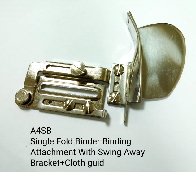A4SB single fold  binder binding attachment with swing away bracket with cloth guide