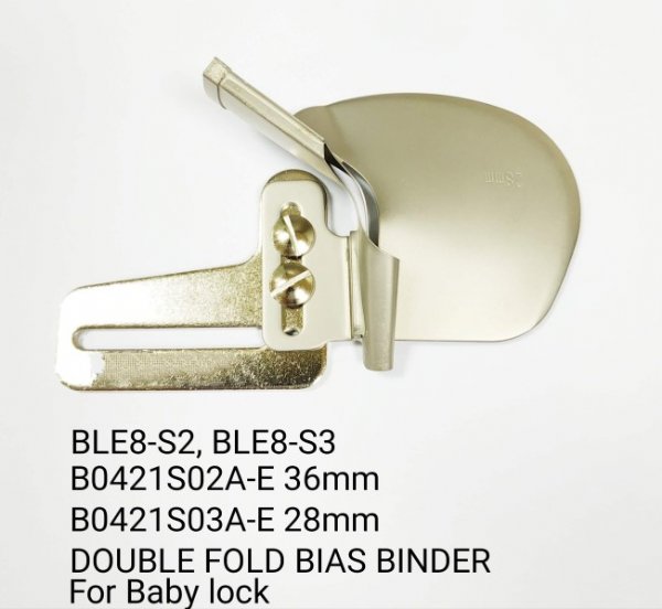 BLE8-S2, B0421S02A-E 36mm double fold bias binder for babylock